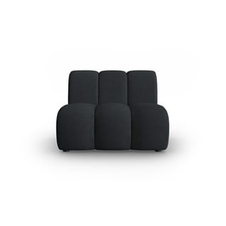 Černý modul pohovky Lupine – Micadoni Home