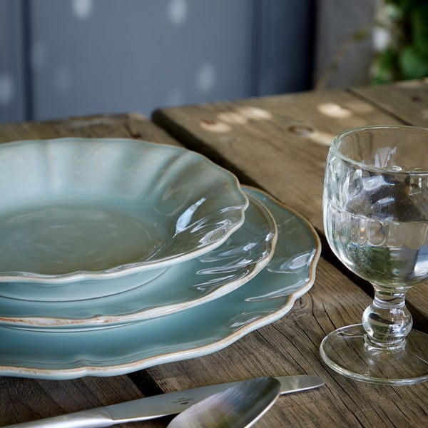 Tyrkysový kameninový talíř Costa Nova Alentejo, ⌀ 27 cm-image-1