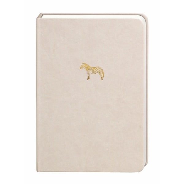 Béžový zápisník Portico Designs, 300 stránek