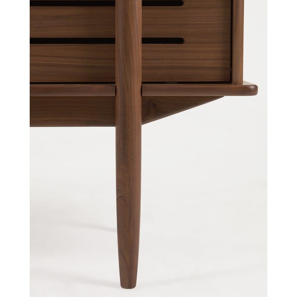 Knihovna v dekoru ořechu 130x169 cm Carolin - Kave Home-image-2