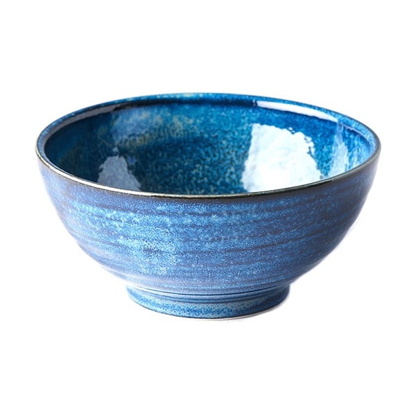 Modrá keramická miska MIJ Indigo, ø 18 cm