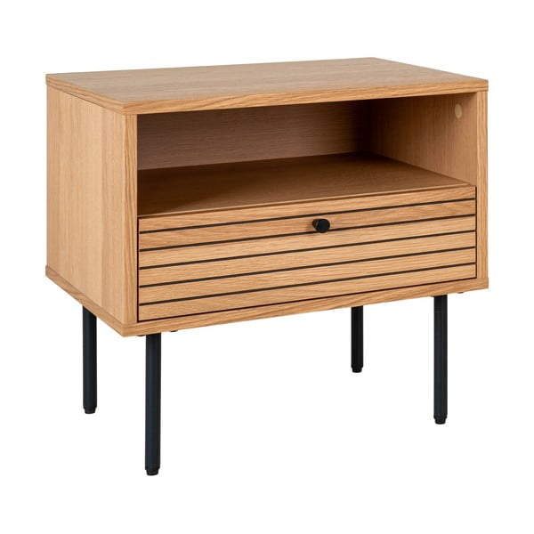 Odkládací stolek s deskou v dubovém dekoru 40x50 cm Kyoto – House Nordic-image-4