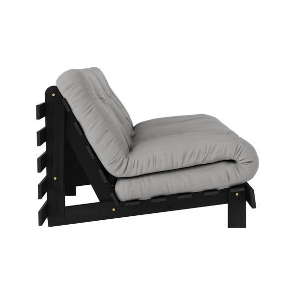 Šedá rozkládací pohovka 160 cm Roots Black Night – Karup Design-image-4