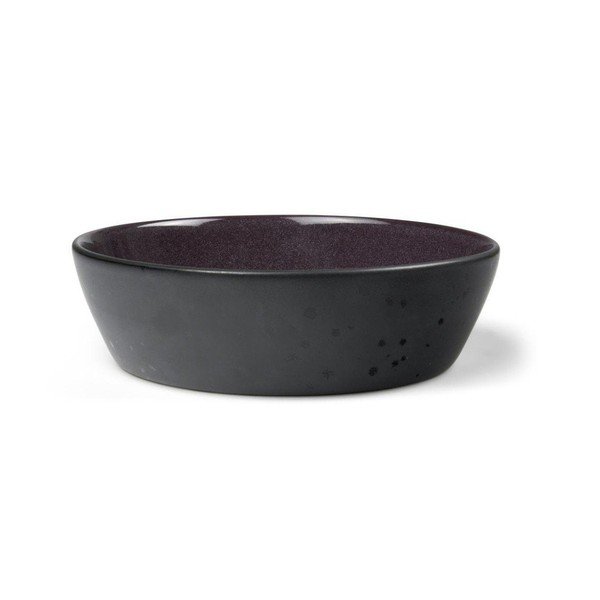 Černá/fialová miska z kameniny Gastro Black/Purple – Bitz