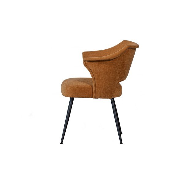 Okrově žluté sametové jídelní židle v sadě 2 ks Sits – Basiclabel -image-4