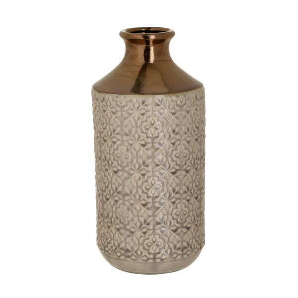 Keramická světle béžová váza InArt, ⌀ 13,5 cm
