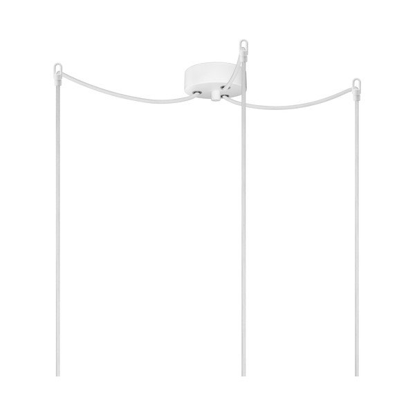 Bílé trojramenné závěsné svítidlo Sotto Luce Ume Elementary Matte, ⌀ 14 cm-image-3