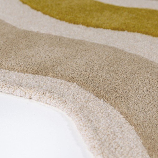 Zelený/v přírodní barvě ručně tkaný vlněný běhoun 80x300 cm Cascade Wool – Flair Rugs-image-4