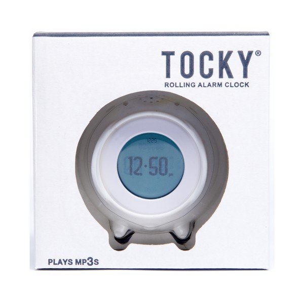 Tocky, kutálející se budík, bílý-image-3