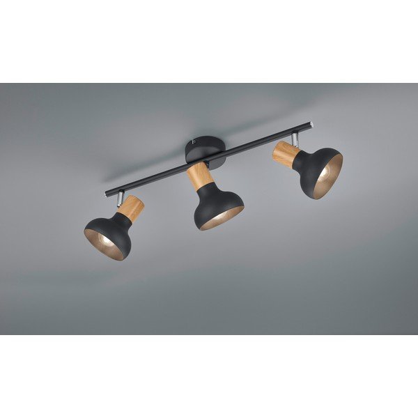 Matně černé bodové svítidlo ø 10 cm Latika – Reality-image-1