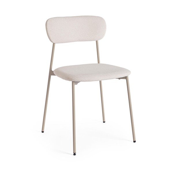 Taupe čalouněná jídelní židle Inka – Yes Everyday