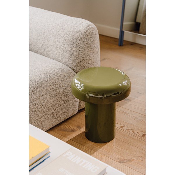 Ocelový kulatý odkládací stolek ø 40 cm Miko – noo.ma-image-3