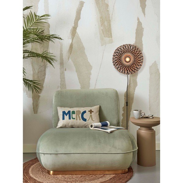 Nástěnné svítidlo v černo-přírodní barvě ø 30 cm Kalimantan – Good&Mojo-image-3