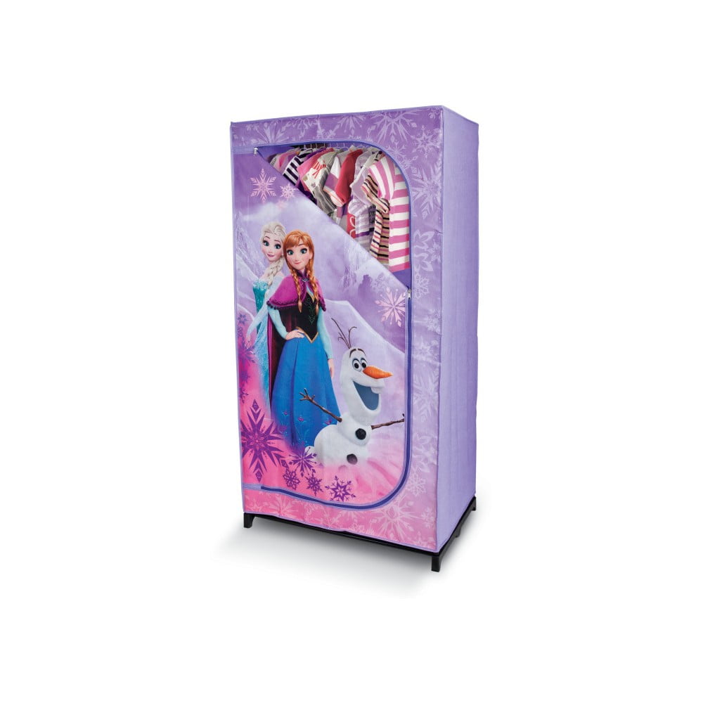 Fialová šatní skříň Domopak Frozen, délka 145 cm