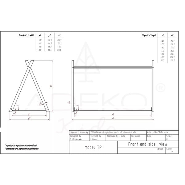 Domečková postel z borovicového dřeva Adeko Mila TP, 80 x 160 cm-image-4