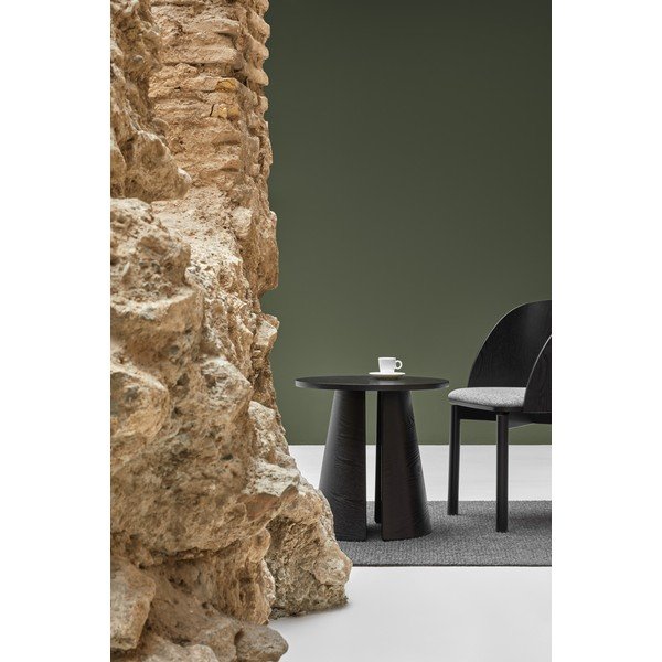 Černý odkládací stolek Teulat Cep, ø 50 cm-image-1