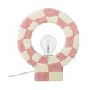 Růžová stolní lampa (výška 23,5 cm) Vialini – Bloomingville