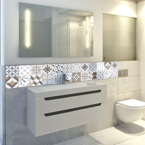Sada 24 samolepek Ambiance Tiles Beige-image-2
