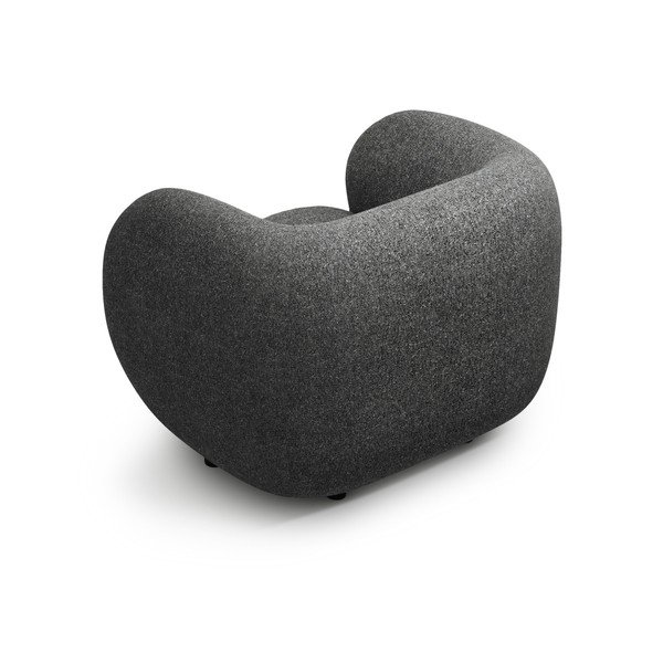 Tmavě šedé křeslo Kate – Micadoni -image-2