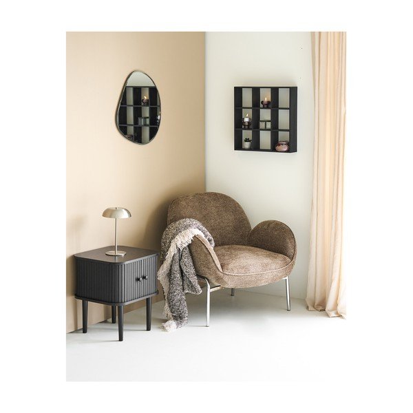 Hnědé křeslo Zomba – House Nordic-image-3