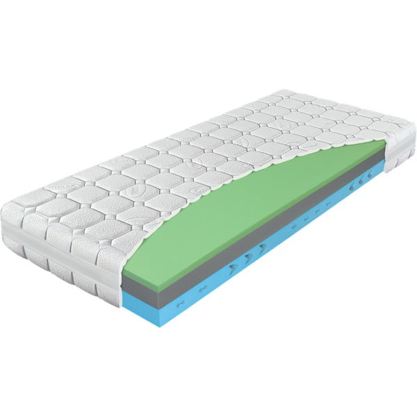 Tvrdá/středně tvrdá pěnová oboustranná matrace 160x200 cm Dynamic – Materasso-image-1