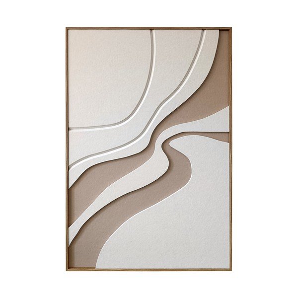 Tištěný obraz s rámem/akustický 62x92 cm Static – Styler