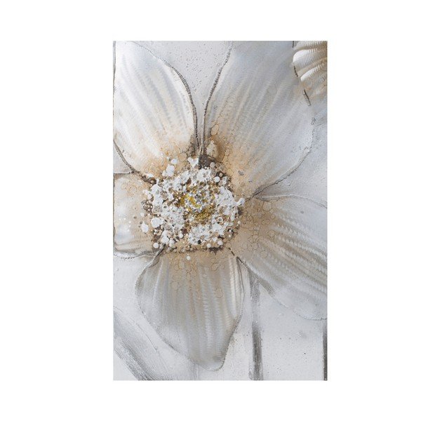 Ručně malovaný nástěnný obraz Mauro Ferretti Dipinto Su Tela Moon Flower, 50 x 150 cm-image-3