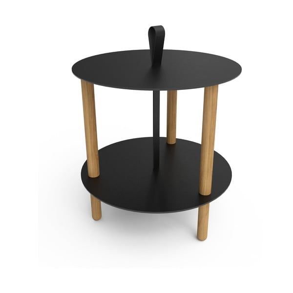 Kulatý odkládací stolek ø 48 cm Strap L Bull – LIND DNA