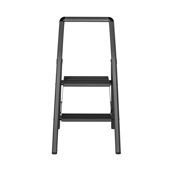 Šedé schůdky Wenko Compact, výška 91,5 cm-image-3