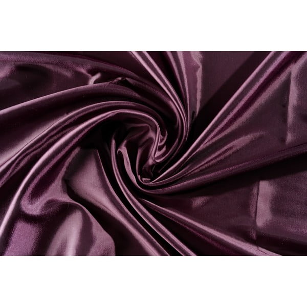 Tmavě fialový závěs 140x245 cm Royal Taffeta – Mendola Fabrics-image-3