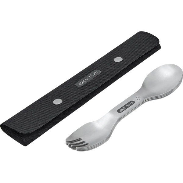 Nerezové jídelní vidličky v sadě 4 ks ve stříbrné barvě Spork – Black + Blum-image-2