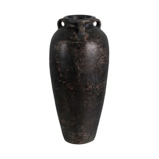 Černá terakotová vysoká váza (výška 60 cm) Artem – Ixia