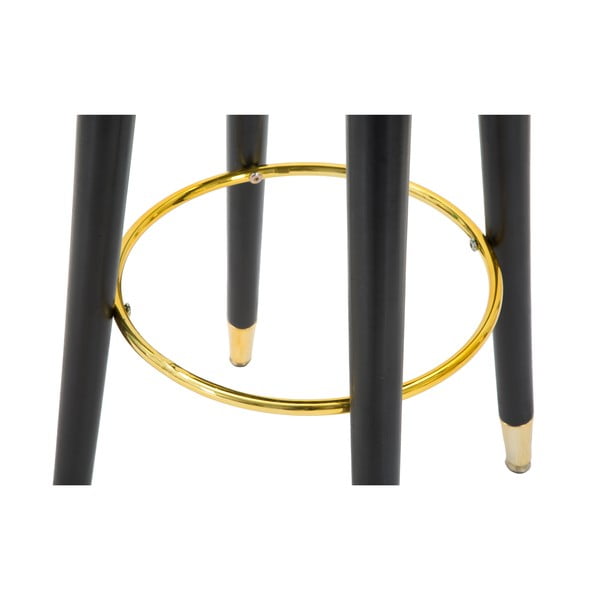 Tyrkysová čalouněná barová stolička (výška sedáku 74 cm) Paris – Mauro Ferretti-image-4