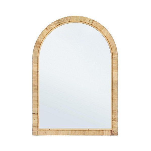 Nástěnné zrcadlo s ratanovým rámem 50x70 cm Hakima – Bizzotto