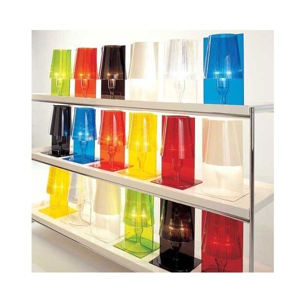 Hnědá stolní lampa Kartell Take-image-1