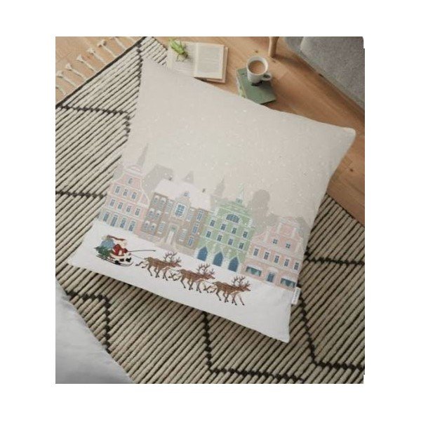 Povlak na polštář s vánočním motivem 43x43 cm Merry Christmas – Mila Home-image-1
