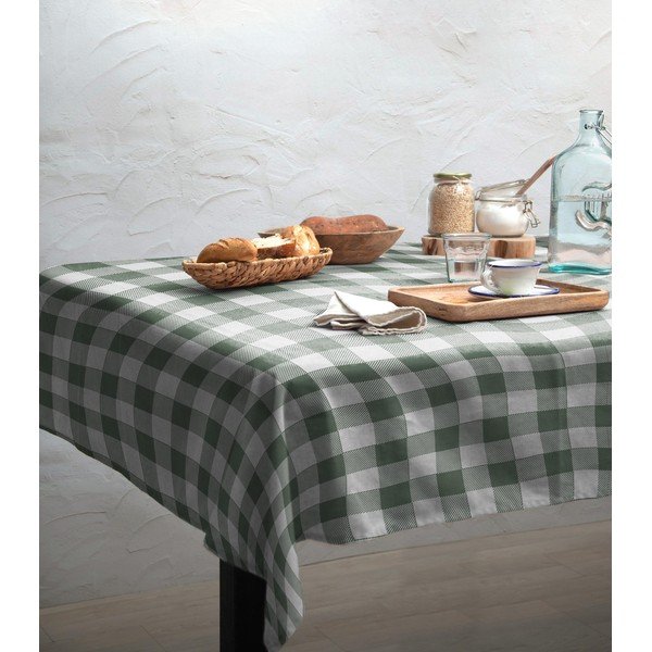 Ubrus Really Nice Things Lino Green Vichy, 140 x 200 cm-image-1