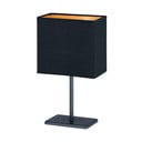 Černá stolní lampa s textilním stínidlem (výška 30 cm) Kate – Fischer & Honsel