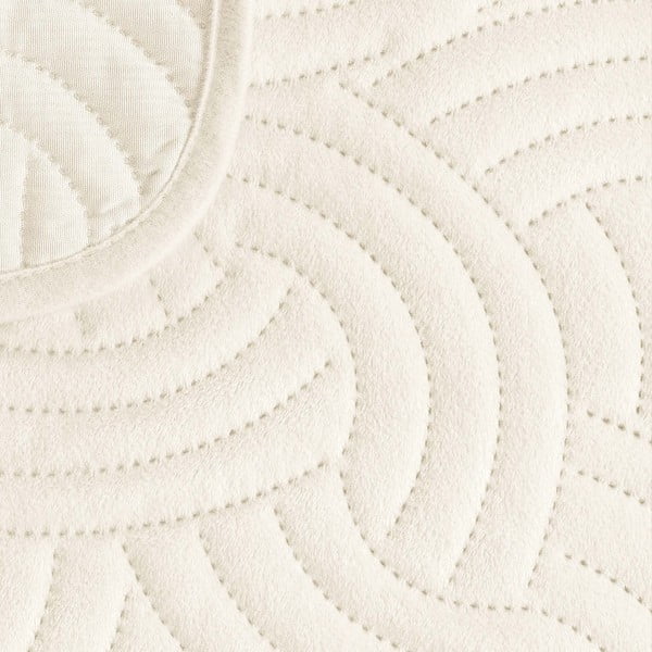 Béžový sametový přehoz 220x240 cm Solange – douceur d'intérieur-image-4