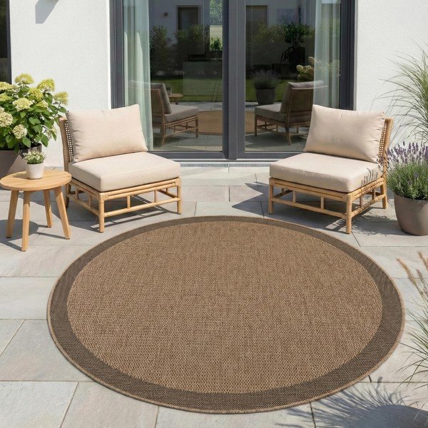 Kulatý vnitřní a venkovní koberec ø 160 cm Timber 1402 – Ayyildiz Carpets-image-1