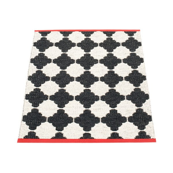 Černo-bílý vnitřní a venkovní koberec 70x90 cm Marre Black Coral – Pappelina