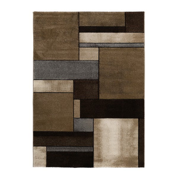 Hnědý koberec Universal Malmo Brown, 140 x 200 cm