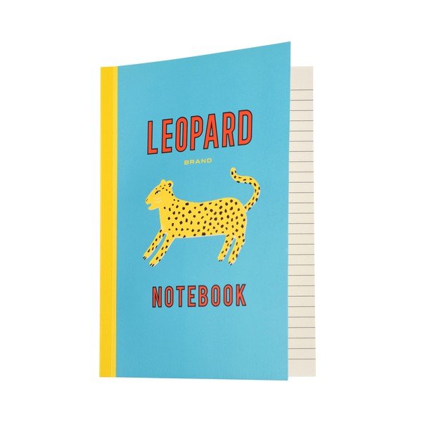 Zápisník 60 stránek formát A5 Leopard – Rex London-image-1
