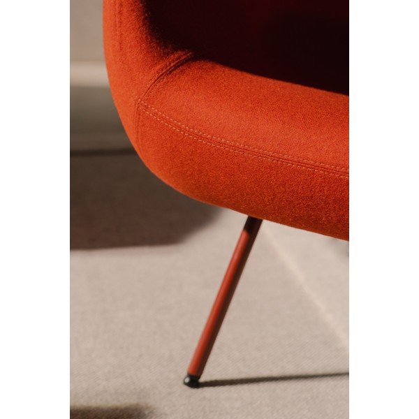 Červené vlněné křeslo RM58 – noo.ma-image-3
