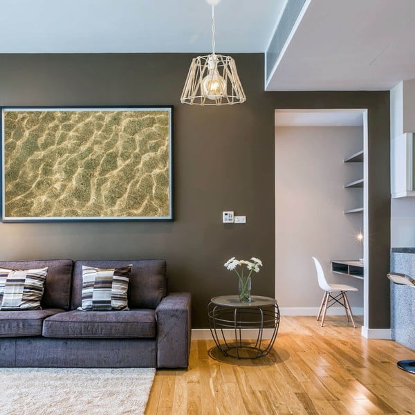 Stropní svítidlo v bílo-přírodní barvě 55x30 cm – Squid Lighting-image-1