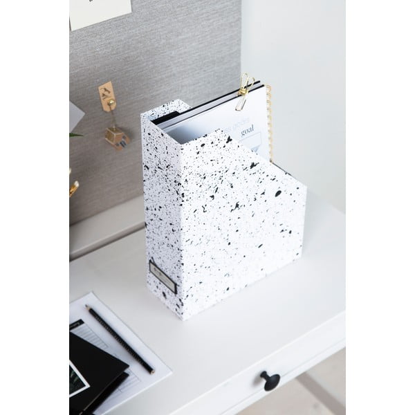 Černo-bílý organizér na dokumenty Bigso Box of Sweden Estelle-image-1