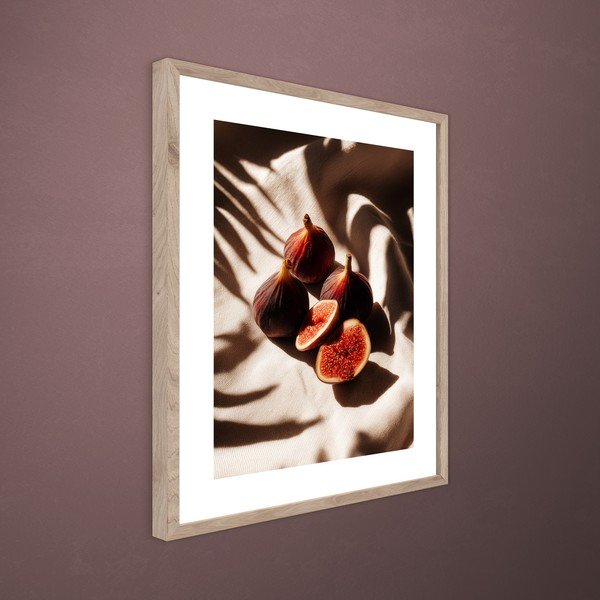 Tištěný obraz s rámem 40x50 cm Ripe Figs – Styler-image-3