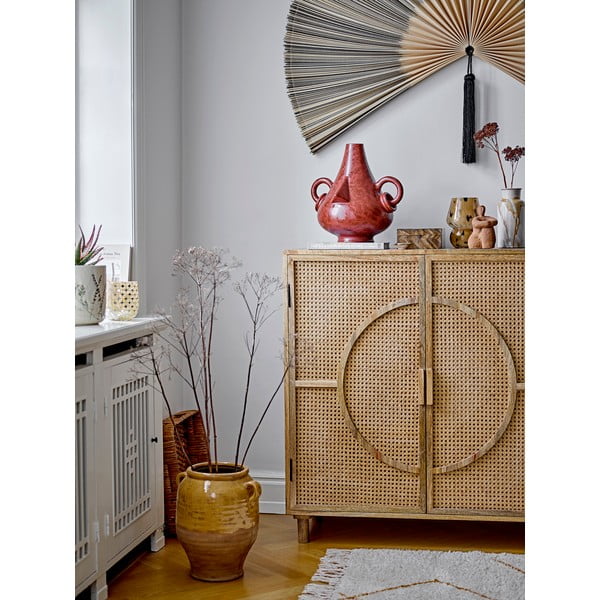 Krémová ručně vyrobená váza z kameniny Savana – Bloomingville-image-2