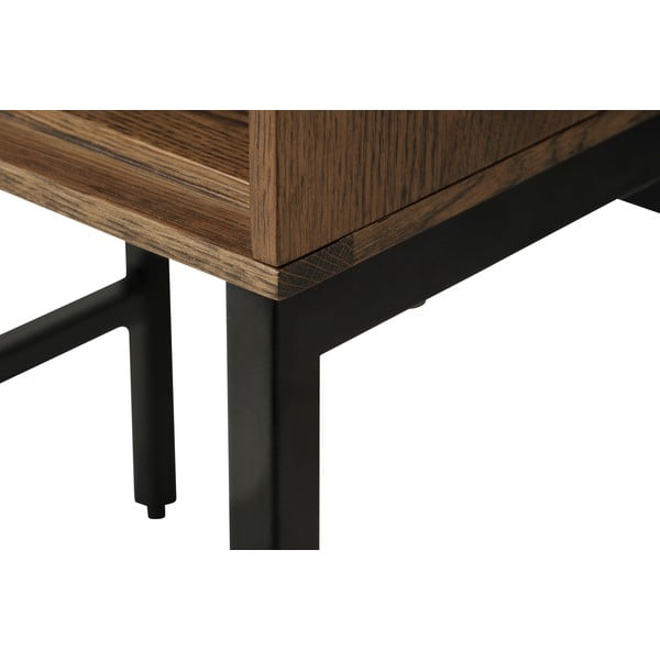 Odkládací stolek s deskou v dubovém dekoru 40x45 cm Modica – Unique Furniture-image-4