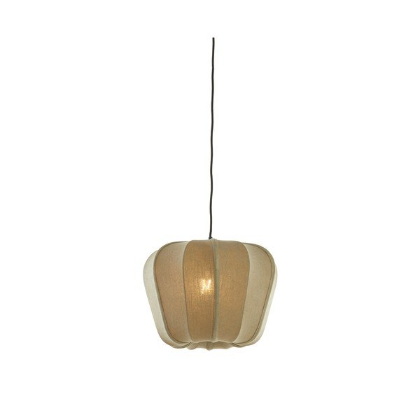 Zelené závěsné svítidlo s textilním stínidlem Zubedo – Light & Living-image-1